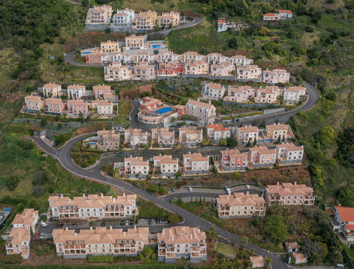 Proporções de 1/2 de Moradias V4 de Luxo com Piscina · Palheiro Village, Funchal
