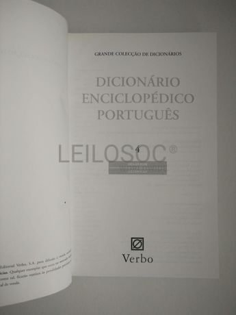Dicionário Enciclopédico Português 4
