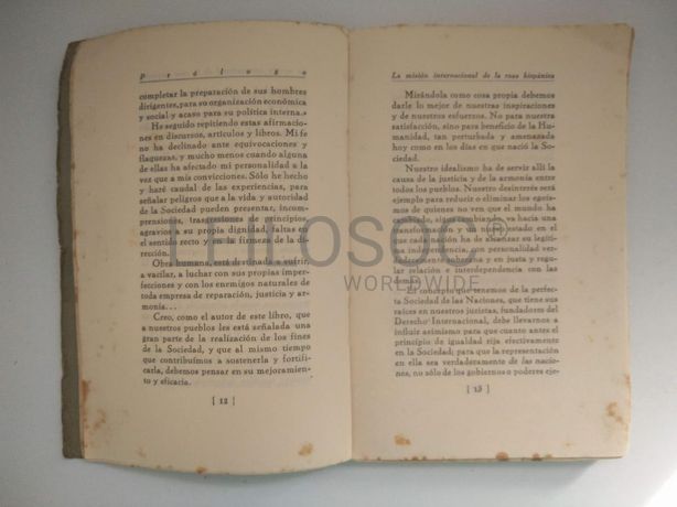 La mission internacional de la raza hispanica