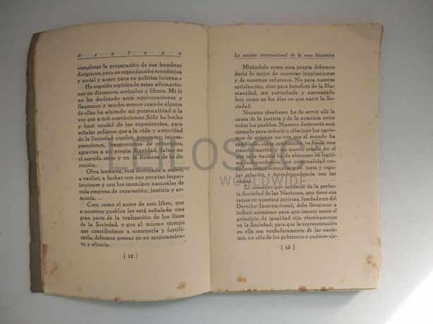 La mission internacional de la raza hispanica