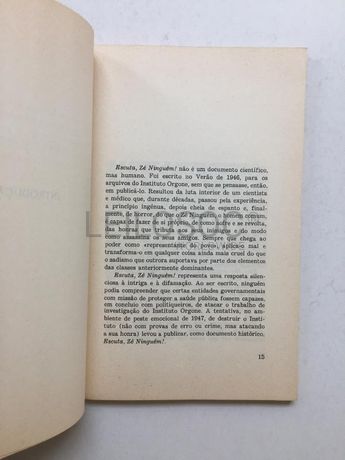 Escuta, Zé Ninguém! · Wilhelm Reich