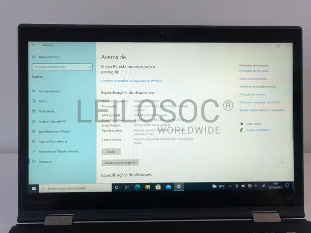 Portátil Lenovo ThinkPad X1 Yoga