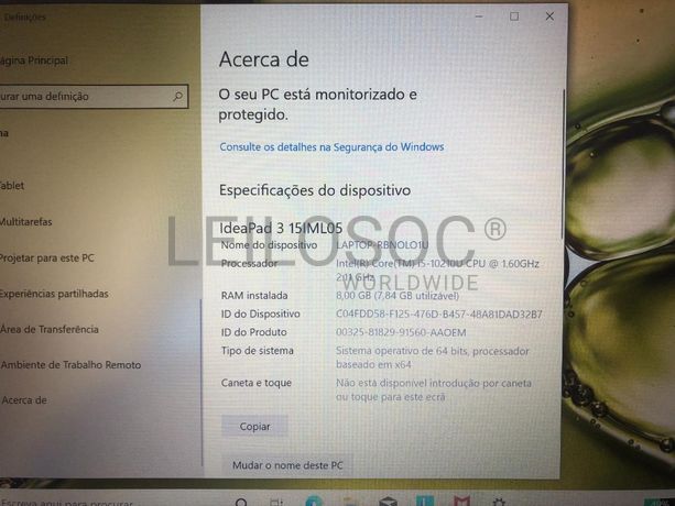 Portátil Lenovo Ideapad 3