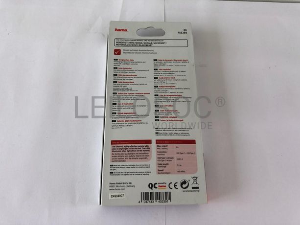 Cabo Carregamento USB