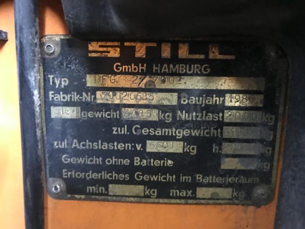 Empilhador Still DFG2