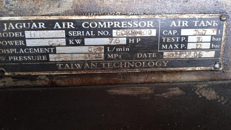 COMPRESSOR JAGUAR - HET80H260 ·