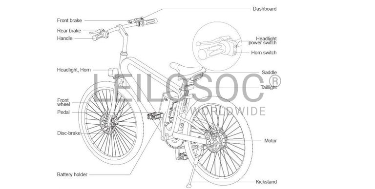 Bicicleta elétrica 'Airwheel R8'