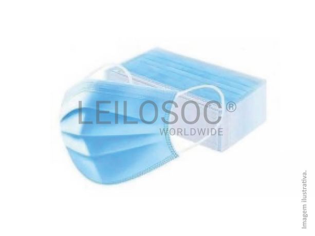 Máscaras Cirúrgicas + Rolos de Algodão + Copos Descartáveis + Desinfetantes