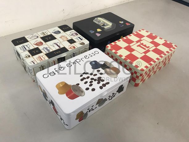 Caixas Alumínio Café/Chá