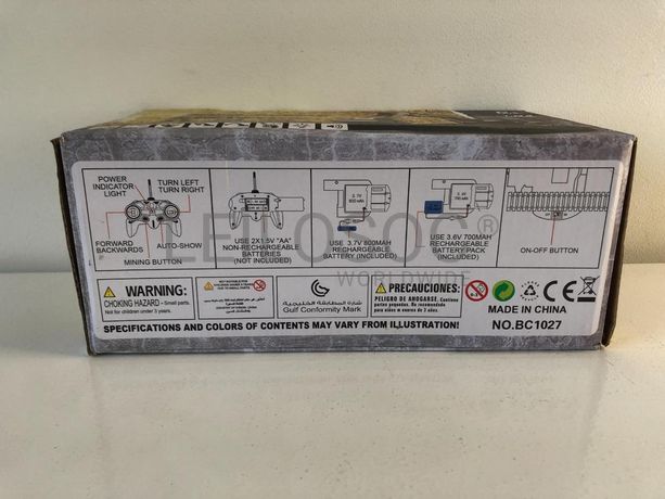 Giratória Escavadora Telecomandada