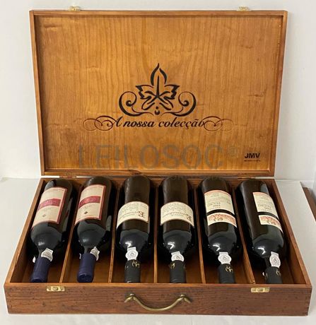 Coleção de 6 Garrafas de Vinho Tinto - 'JMV'