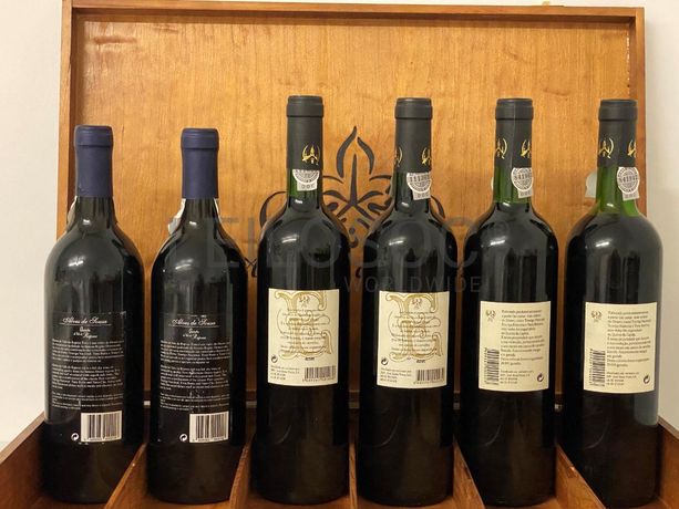 Coleção de 6 Garrafas de Vinho Tinto - 'JMV'