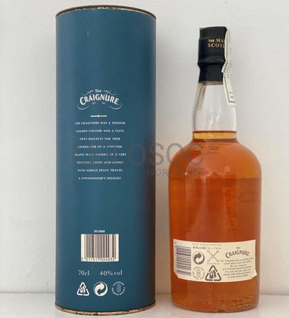 Whisky 'The Craignure' Reserva - 10 Anos