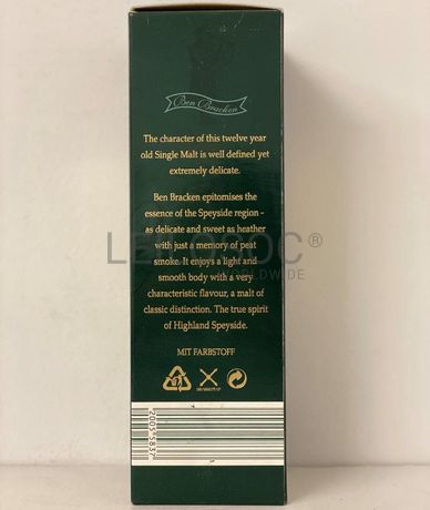 Whisky 'Ben Bracken' - 12 Anos