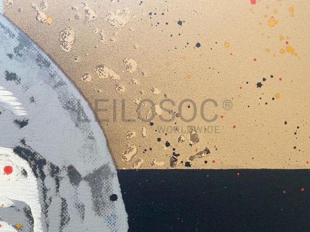 "Head on a geometrical field" · José Manuel Ciria