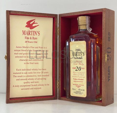Whisky 'James Martin's' - 20 Anos
