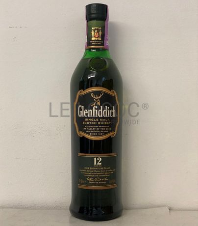 Whisky 'Glenfiddich Single Malt' - 12 Anos