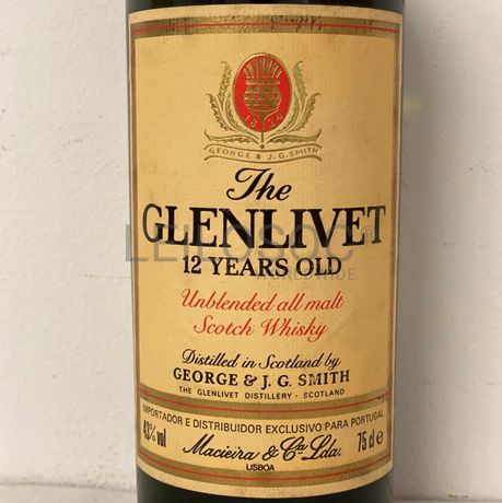 Whisky 'The Glenlivet' - 12 Anos