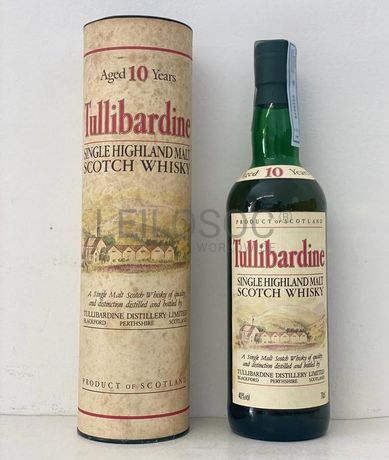 Whisky 'Tullibardine' - 10 Anos