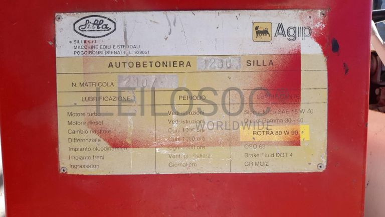 Auto betoneira Silla ·