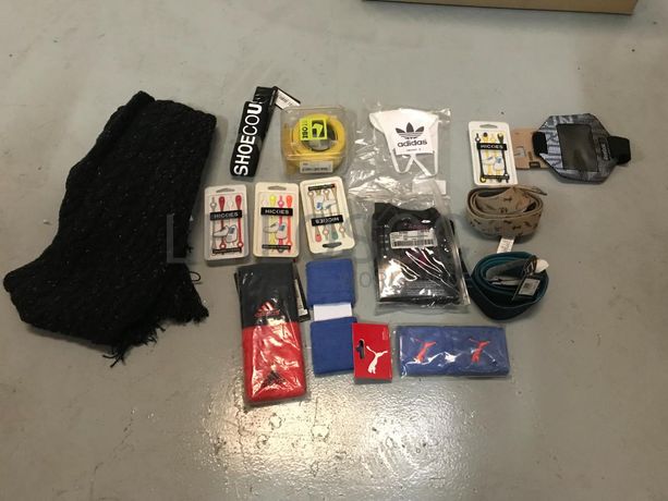 Carteiras + Produtos de Higiene + Acessórios Desporto