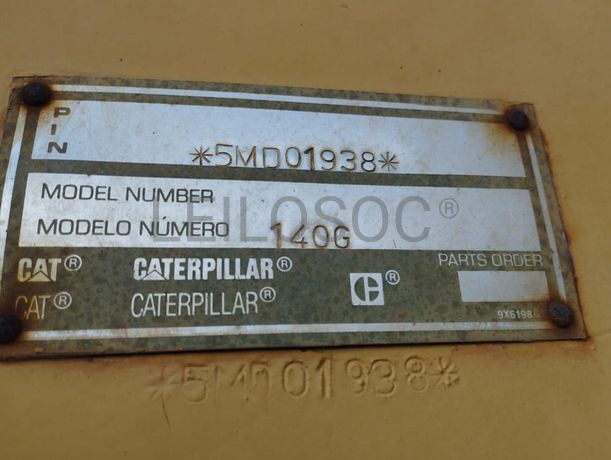 Niveladora caterpillar ·