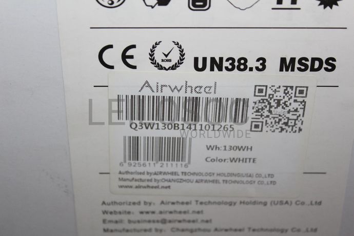 Monociclo elétrico 'Airwheel Q3'