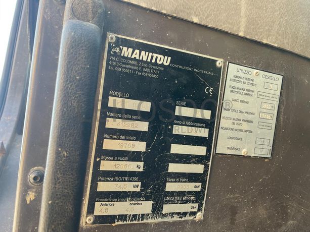 Empilhador Telescópico Rotativo Manitou MRT 1635