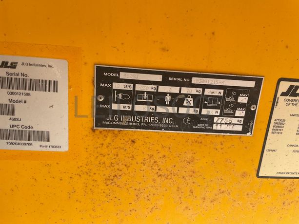 Plataforma Elevatória JLG 460 SJ