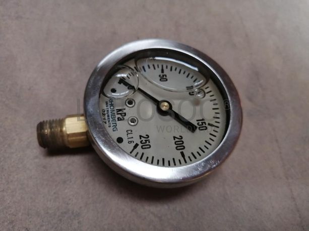 1 GA pres;63mm;0-250kpa;1/4in ·