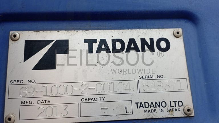 TADANO GR-1000XL ·