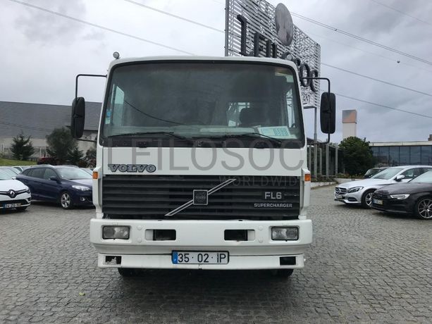 Volvo FL6 Basculante e Grua · Ano 1997