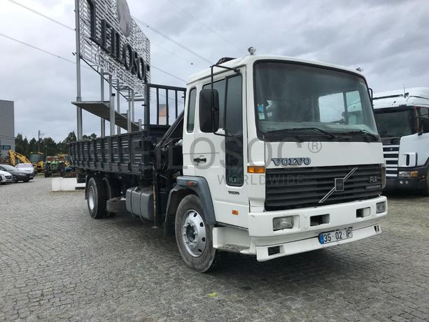 Volvo FL6 Basculante e Grua · Ano 1997