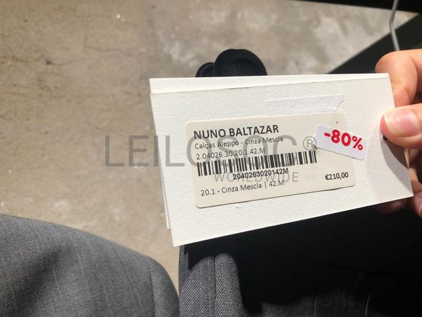 Blazer Smocking e Calças de Homem