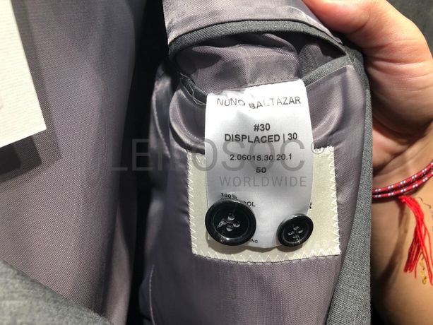 Blazer Smocking e Calças de Homem