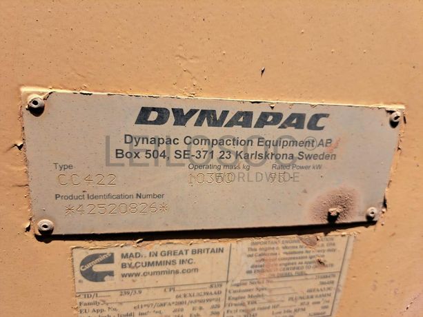 Cilindro (10T) DYNAPAC CC 422