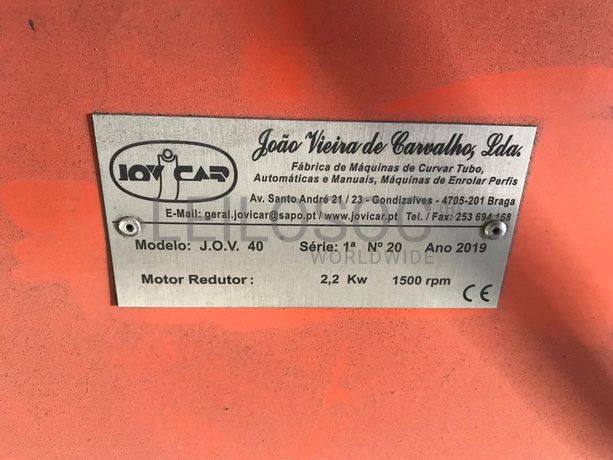 Máquina Curvar Tubo Jovicar