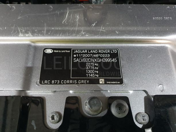 Range Rover Evoque · Ano 2016