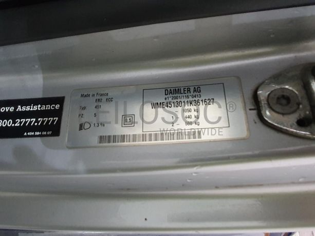 Smart Fortwo Coupé 0.8 CDI · Ano 2010