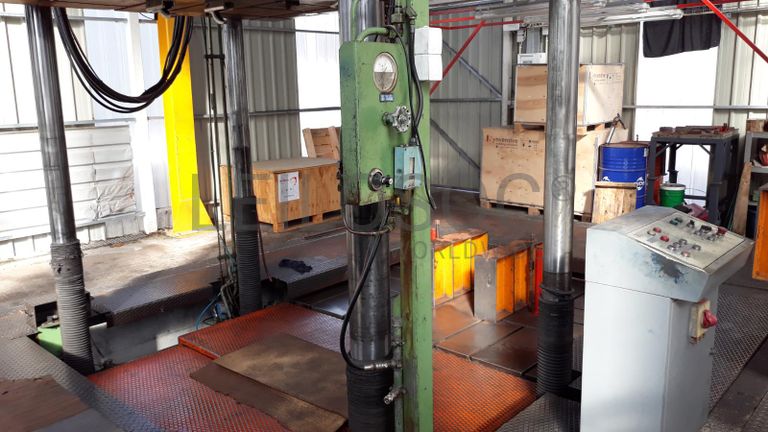 Prensa para ajustar moldes