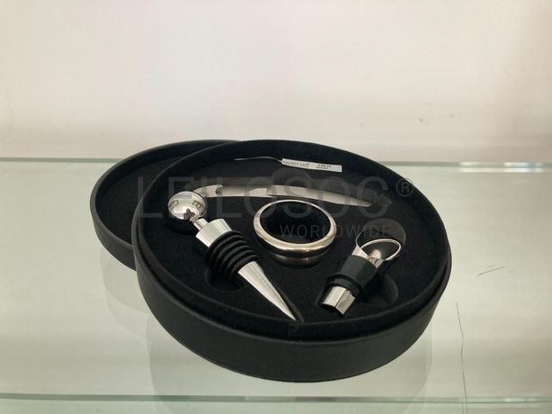 Estojo de vinho em prata