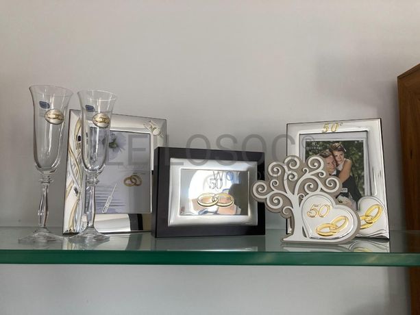 Molduras + Caixa 50 Anos + Bibelot 50 Anos + Copos 50 Anos