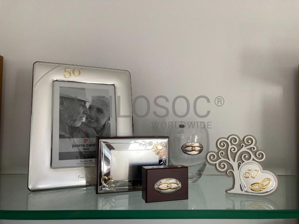Caixas 25 Anos + Bibelot 50 Anos + Jarra 50 Anos + Moldura