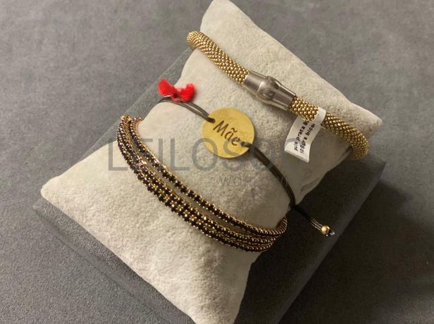 Pulseiras em prata e outros materiais