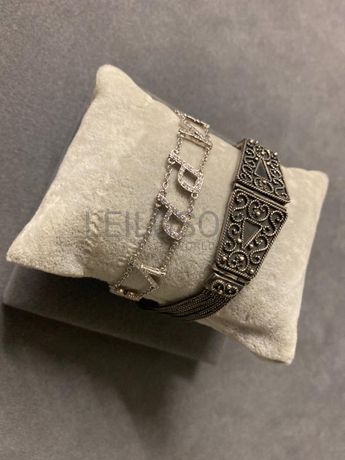 Pulseiras em prata e outros materiais