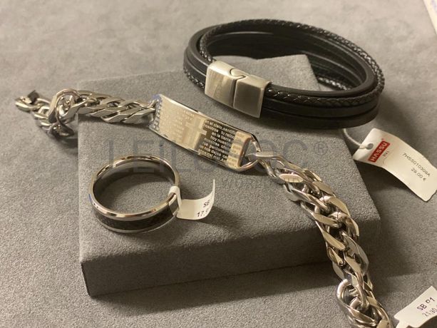 Pulseiras + Anel em prata e outros materiais