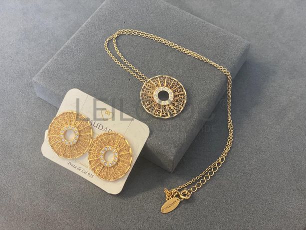 Par de Brincos em Filigrana + Fios