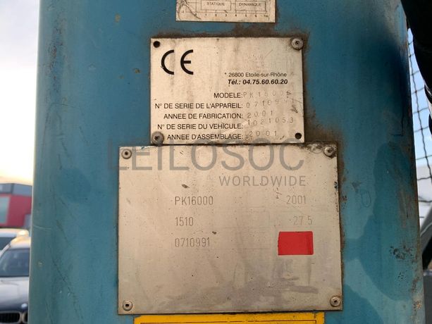 DAF CF 75.360 Tribasculante com Grua · Ano 2007