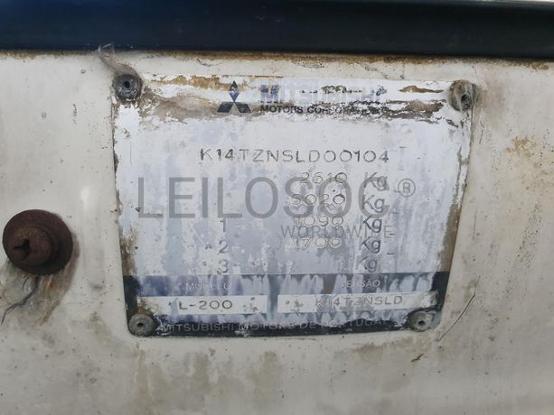 Mitsubishi L200 pick-up 2.5D · Ano 1991