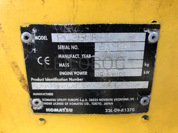 Mini Giratória Rastos Komatsu PC35MR-2